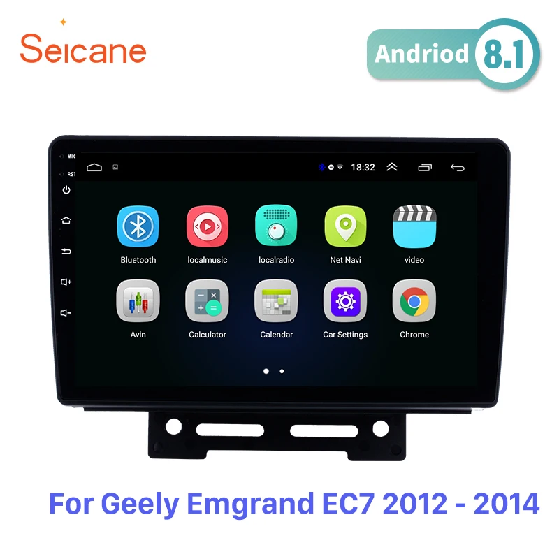 Seicane для Geely Emgrand EC7 2012 2013 2014 Android 8 1 gps навигации автомобиля стерео 3g Wi Fi Bluetooth