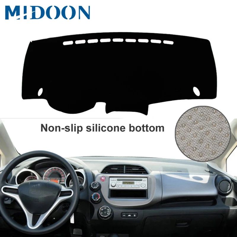 MIDOON для Honda Fit Jazz 2009 2013 чехлы стайлинга автомобиля коврик приборной панели