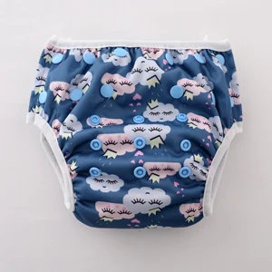 Print 6 JinoBaby подгузники для плавания ming тканевые купальные купальники с подгузниками милые многоразовые купальные подгузники для NB-24Months - Цвет: Print 6