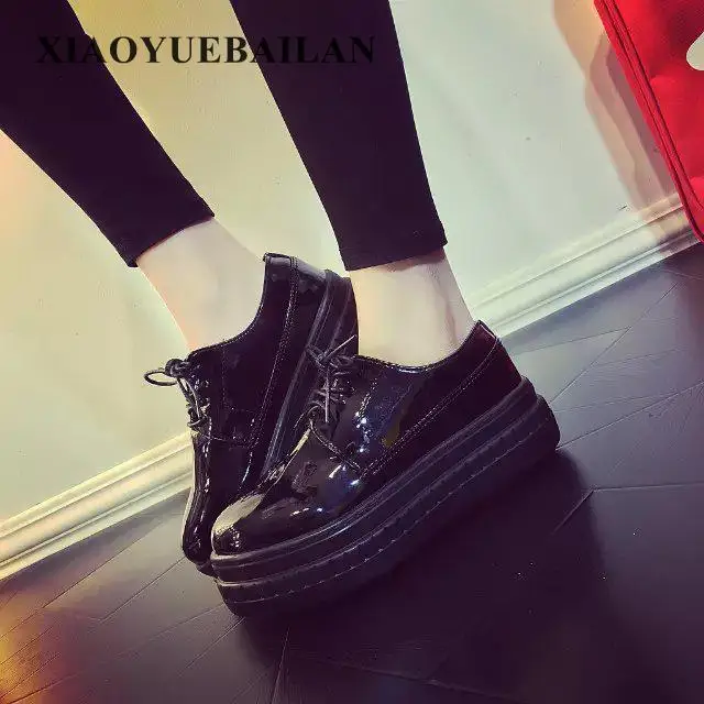 2017 студенток универсальная увеличился в весной и летом Обувь досуг черный Цвет