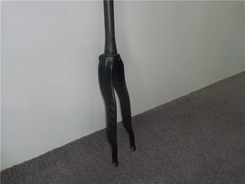 12K матовая карбоновая дорожная вилка передняя для велосипеда 700C Карбоновая garfo