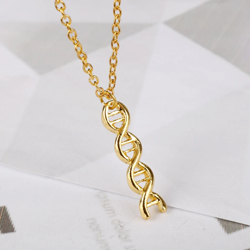 Новинка 2017 модное колье MQCHUN для женщин и девушек с ДНК двойной завиткой молекулой