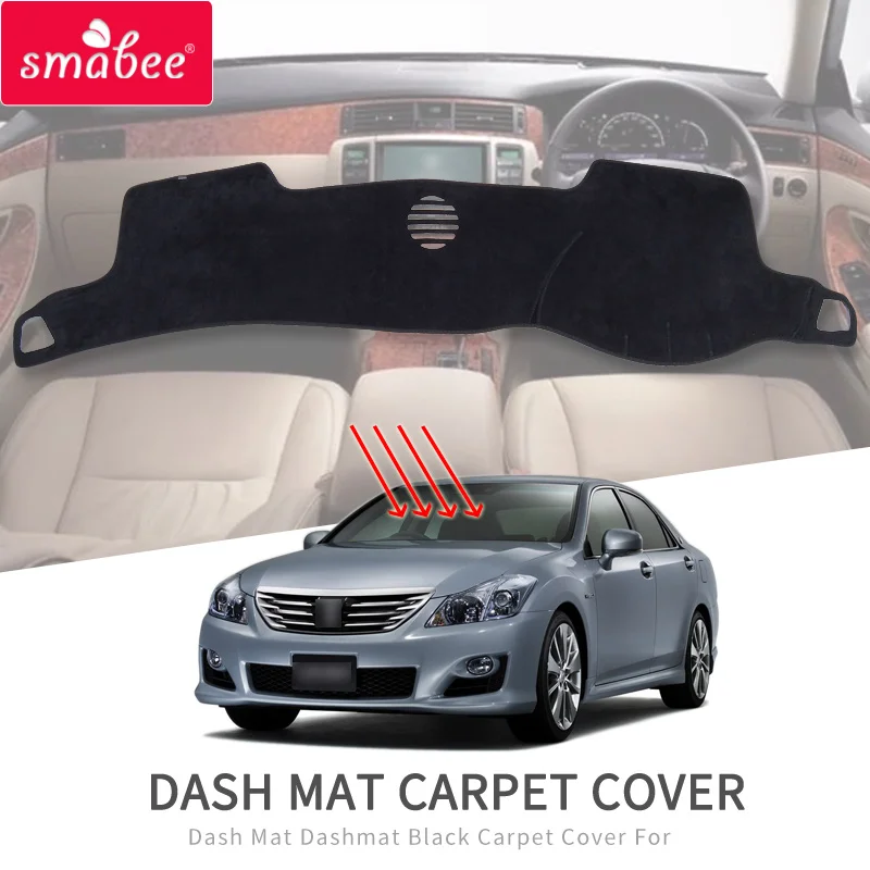 Smabee коврик для приборной панели черный коврик для Toyota crown s180 2003 2004 2005 2006 2007 2008