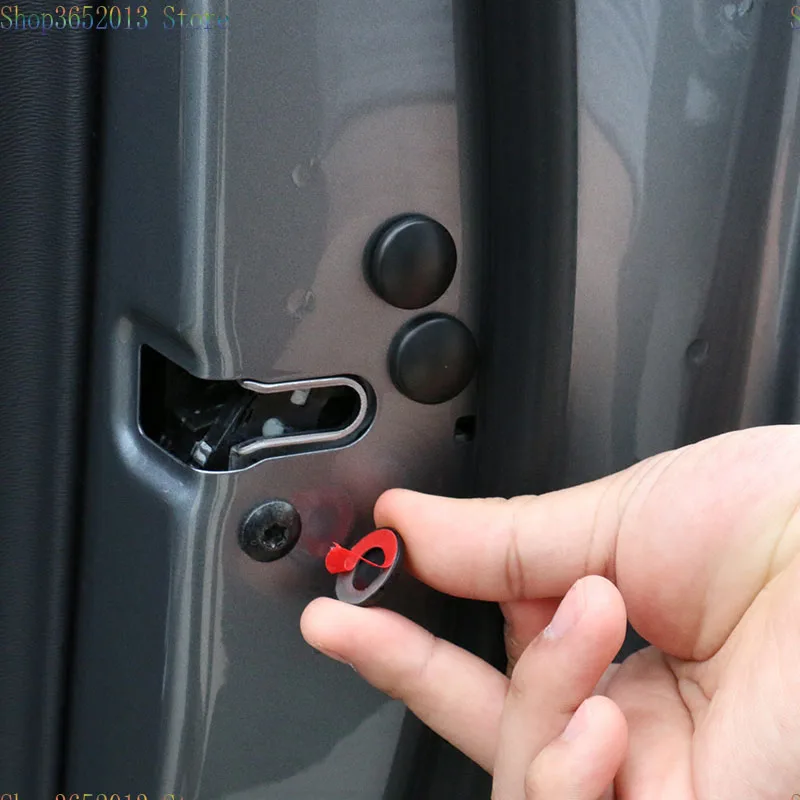 Автомобильный Дверной замок винтовая защита наклейка крышка Антикоррозийная