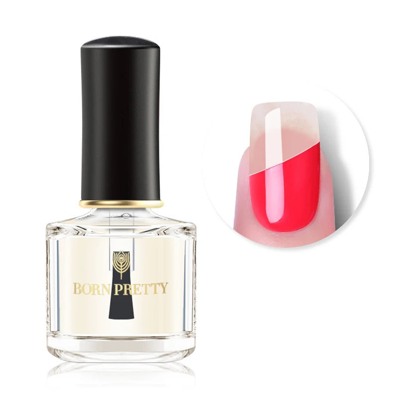 Base Coat BORN PRETTY лак для ногтей 6 мл Розовый Серебристый Блестящий лак без запаха лак Быстросохнущий лак для ногтей - Цвет: Base Coat