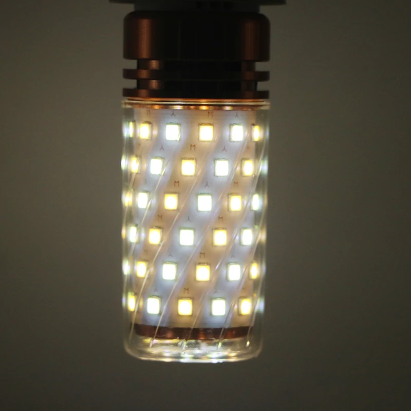 

12W 16W LED Lamp 220V SMD 2835 E14 E27 LED Light 60 84 LEDs Corn Bulb Chandelier For Home Lighting LED Bulb Dual White WW