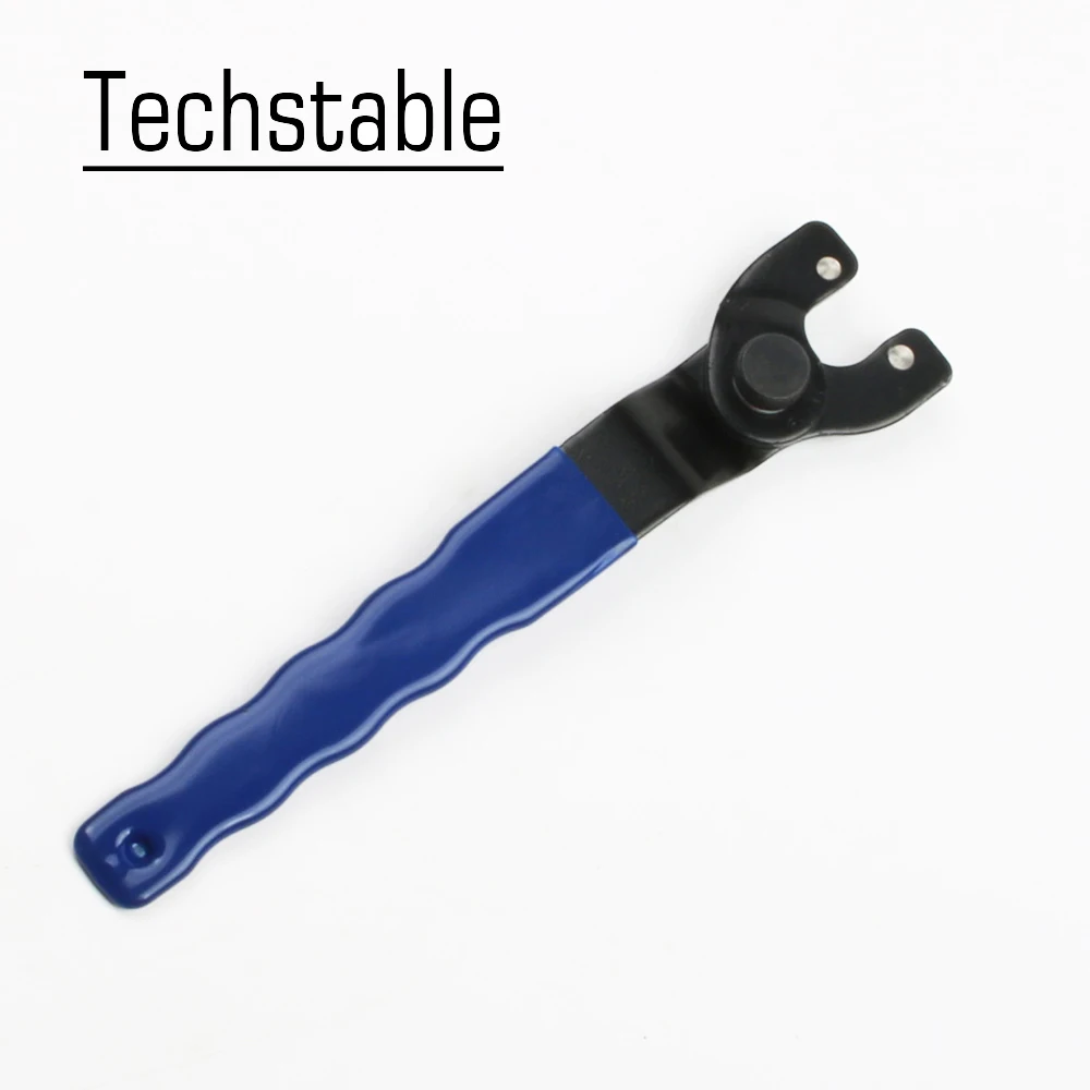 TECHSTABLE Регулируемый угловой шлифовальный ключ булавка гаечный с пластиковой