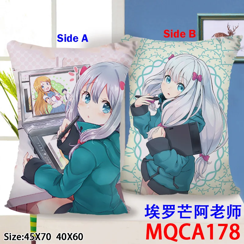 Аниме &quoteromanga sensei&quot подушка 40x60 см Декоративные подушки Izumi Sagiri качественное
