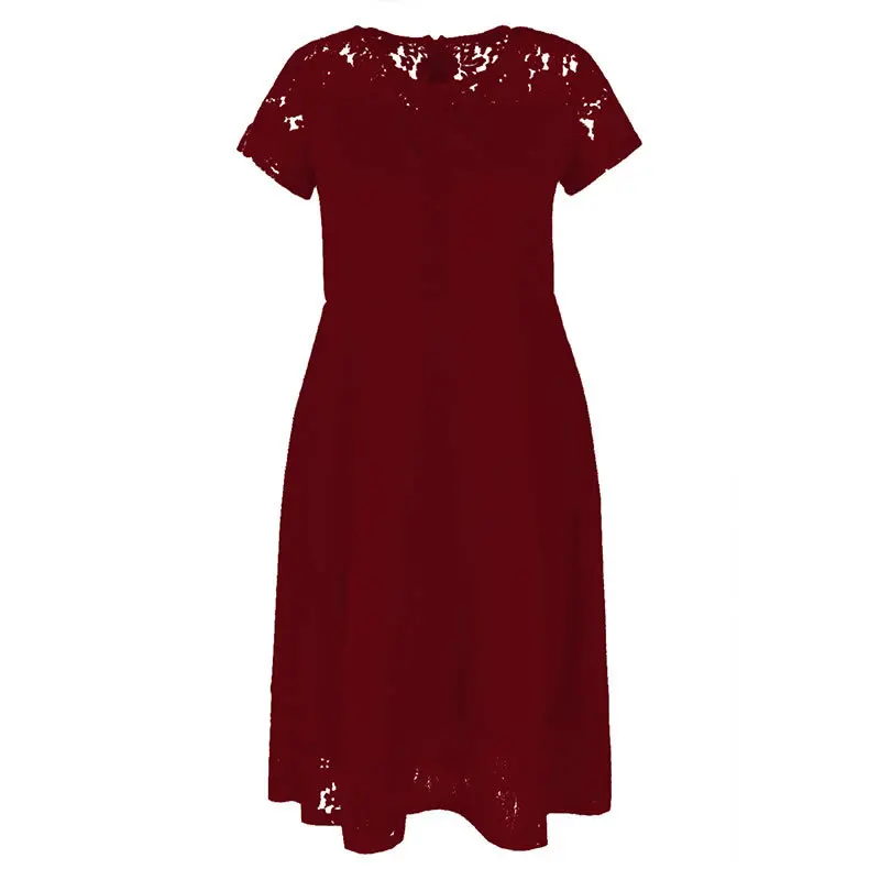 Женское винтажное платье составного кроя повседневное ТРАПЕЦИЕВИДНОЕ офисное