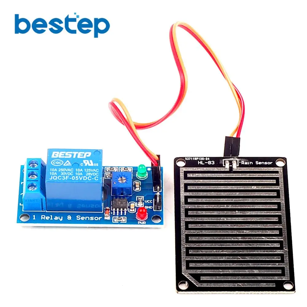 Модуль контроллера капель дождя 5 В 1 шт.|control sensor|raindrop sensorsensor control |