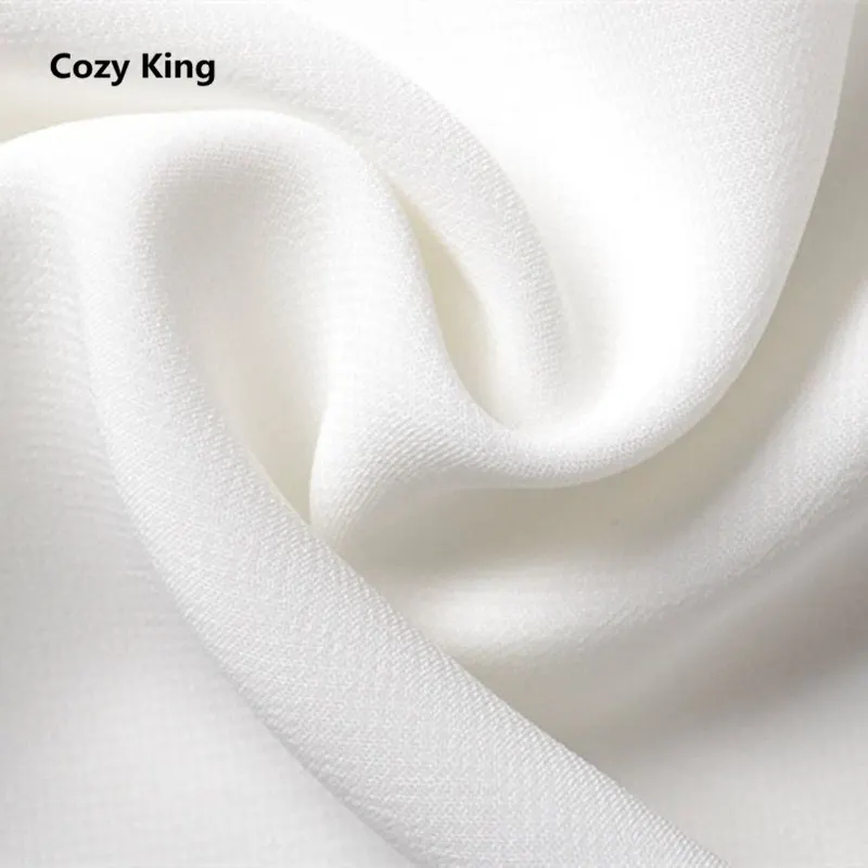 Cozy King summer t-shirt 2018 new hot sale solid color slash neck lotus leaf lantern sleeves chiffon tops beach holiday | Женская одежда