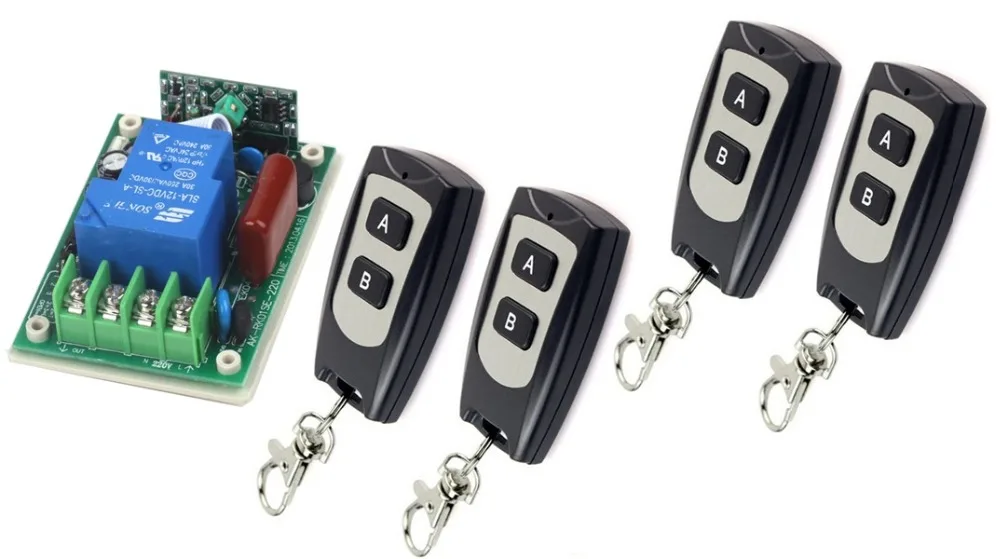 Беспроводной переключатель дистанционного управления релейный радиочастотный