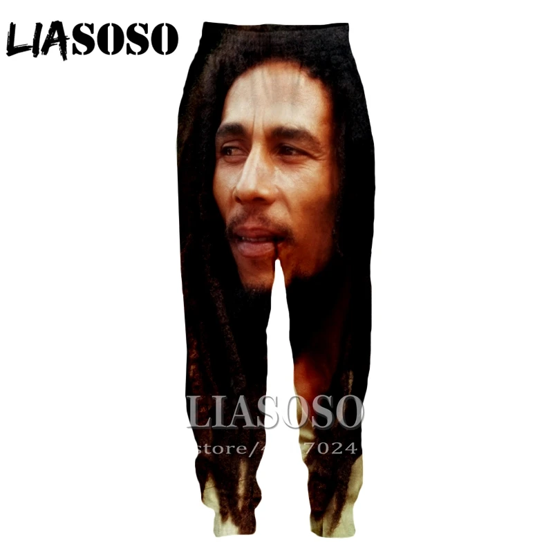 11 3d принт Для мужчин Для женщин топ с рисунком Bob Marley во всю длину регги впитывает пот и Штаны зимние Штаны аниме повседневные забавные брюки для бега E419 - Цвет: 11