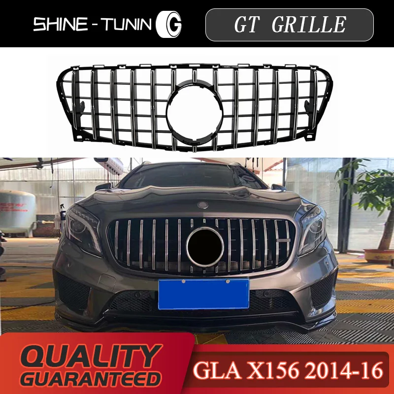 Передняя решетка подходит для M-B GLA GT GTR решетка GLA180 GLA200 GLA250 GLA45 GLA Класс-18 ABS X156 сетка