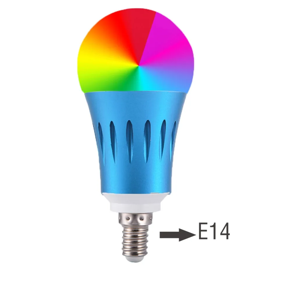 Светодиодный RGB-светильник 7 Вт с регулируемой яркостью работает Alexa Google Home 16