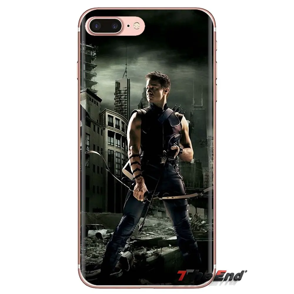 Прозрачный чехол из ТПУ hawkeye clint barton Мстители для iPod Touch Apple iPhone 4 4S 5 5S SE 5C 6 6S 7 8 X XR XS