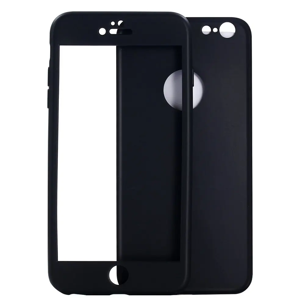 360 Degree Full Protection Case for iphone 7 Silicone Soft TPU Slim Back Cover 5 5S6 6s 8 plus X Fundas Coque |