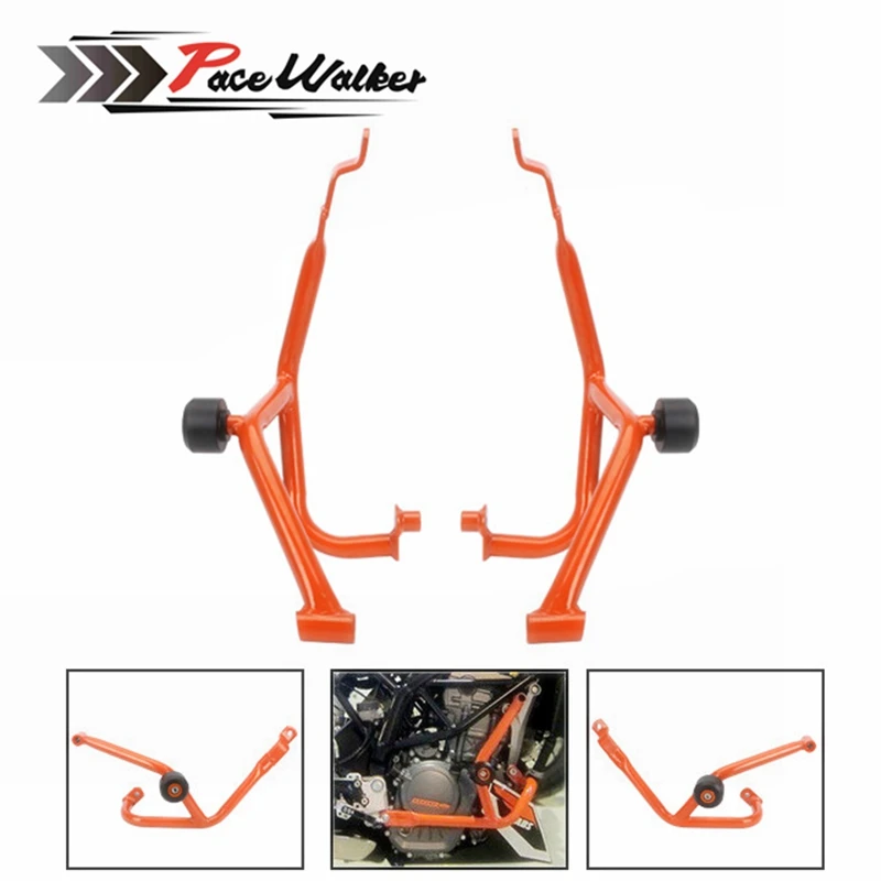 Мотоцикл ремонт бак защита бар ЗАЩИТА Краш Бар рамка для KTM DUKE 390 DUKE390 2013 2014 2015