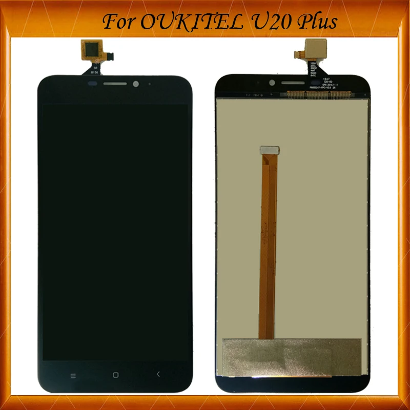 5 дюймовый ЖК-дисплей Oukitel U20 Plus + кодирующий преобразователь сенсорного экрана в