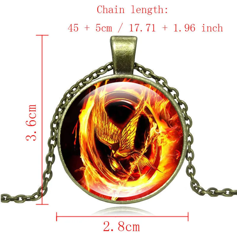 Фильм ювелирные изделия Винтаж Цепочки и ожерелья Голодные игры Книги по