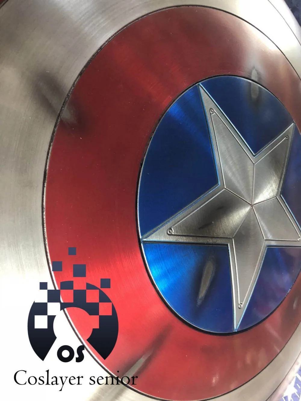 Новая версия 57 см щит капитана Америки 1:1 Steve Rogers Алюминиевый металлический для