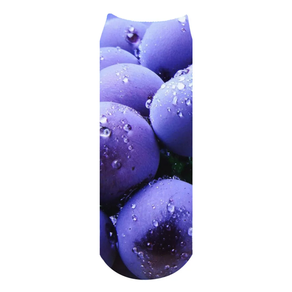 1 пара повседневные короткие носки с 3D принтом героями мультфильмов женские и