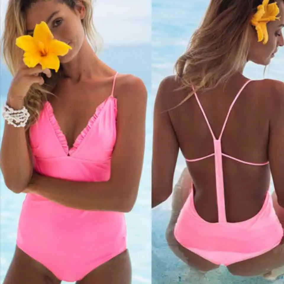 Raintropical 2019 Новый сексуальный цельный купальник сплошной Женский бандажный боди с