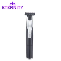 1 5v aa battery hair trimmer electric shavers clipper mens cordless haircut adjustable ceramic blade washable