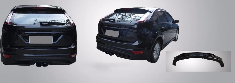 Для Ford Focus ST 2013 2015 хэтчбек 1 компл. автомобилей диффузор спойлер заднего бампера