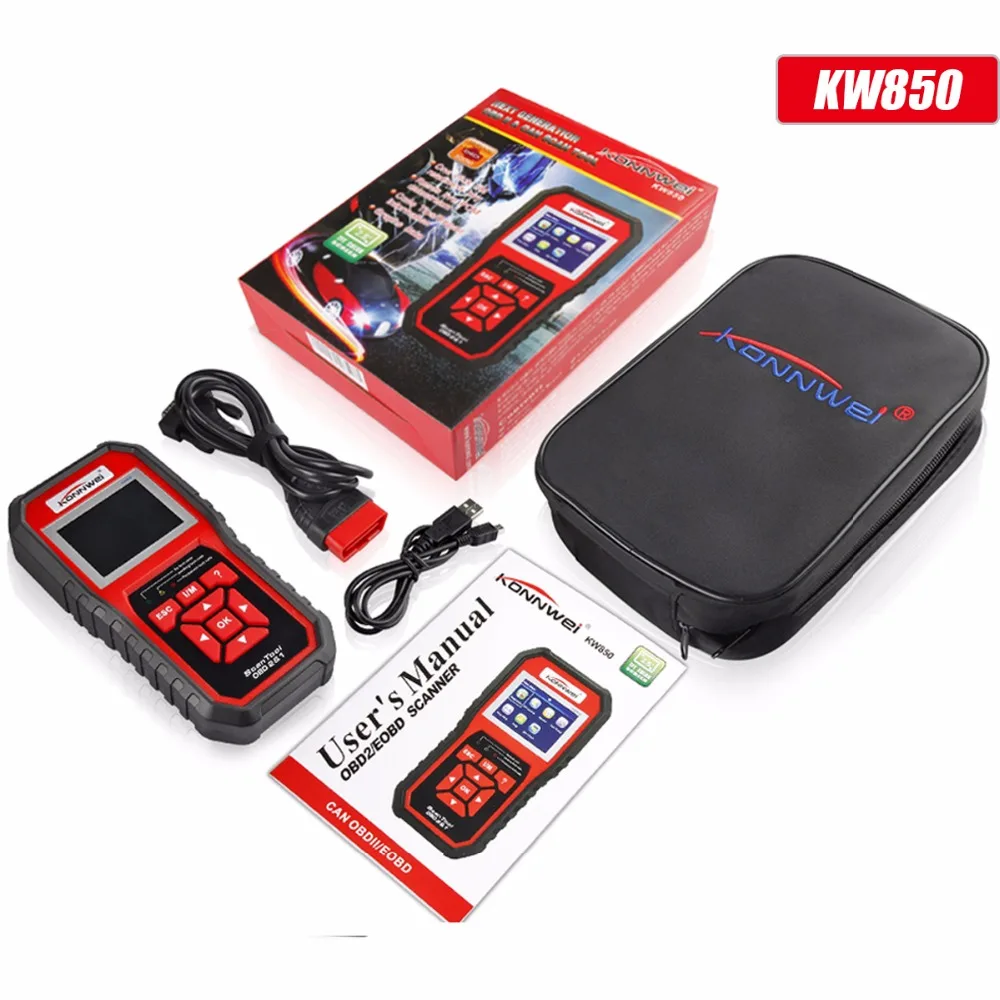 

Professional scanner obdii Auto Car Diagnostic Scanner obd2 code reader Scanner auto check diagnostic tool Erase Errors KW850