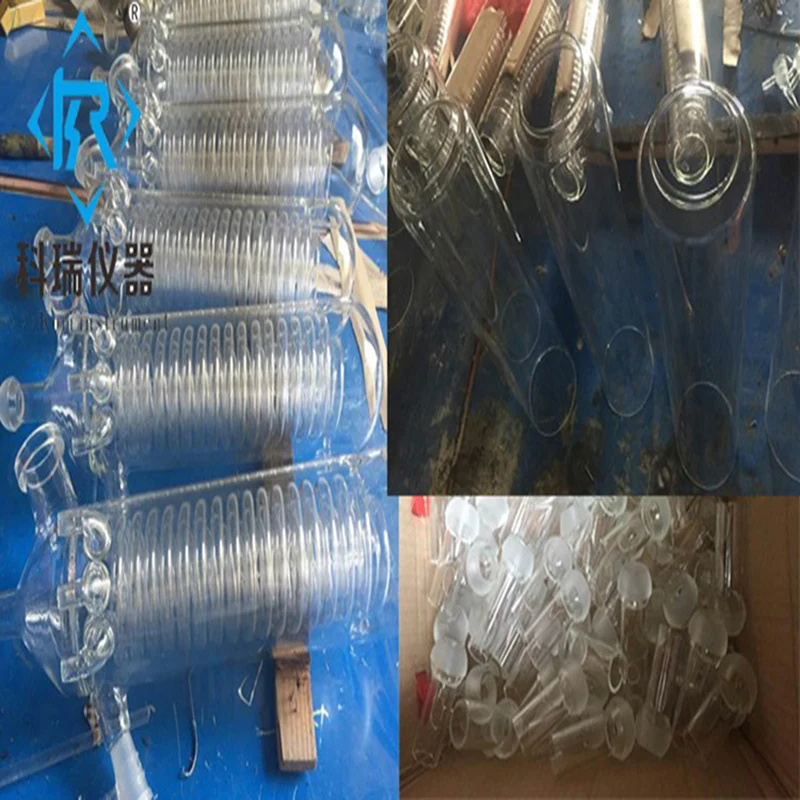 

3L Top Quality Pharmaceutical Vacuum Vertical with PTFE Valves Double Glass Reactor