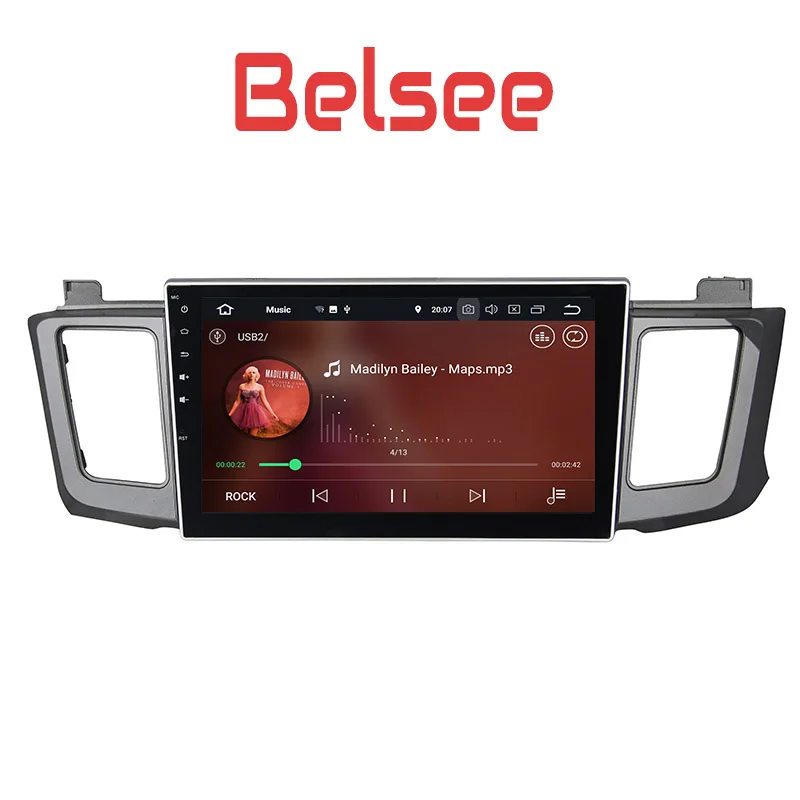 Автомагнитола Belsee для Toyota RAV4 стерео система на Android 2013 4 Гб с IPS экраном 2014 дюйма