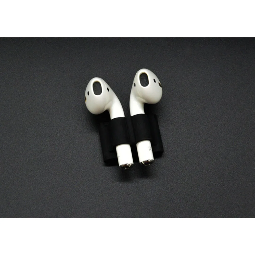Силиконовый держатель с защитой от потери для AirPods многофункциональный