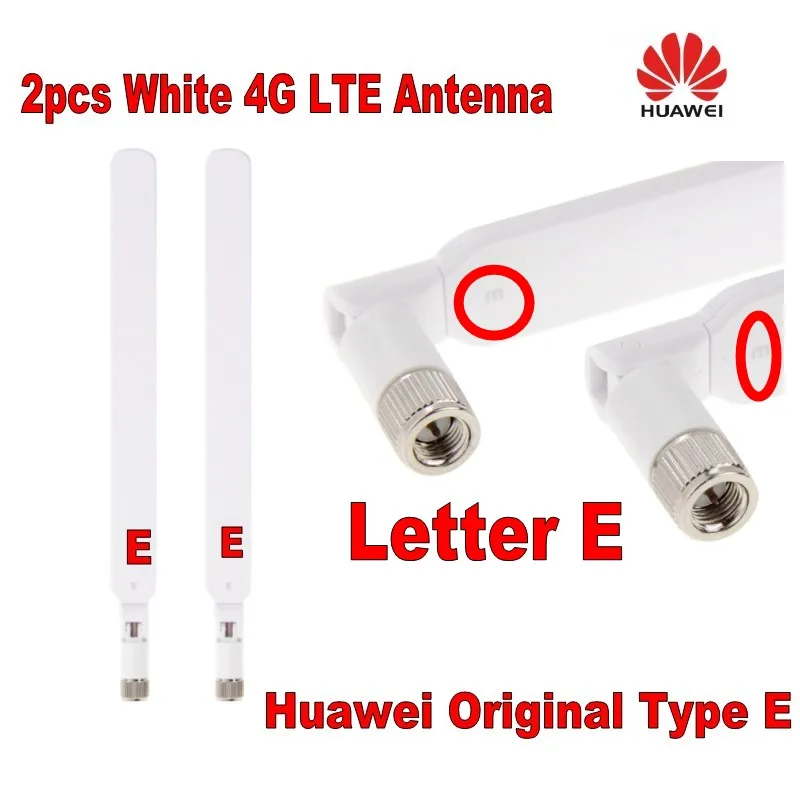 Оригинальная 4G антенна B593 5dBi SMA Male для маршрутизатора LTE E5186 B315 B310 белый цвет тип E 2