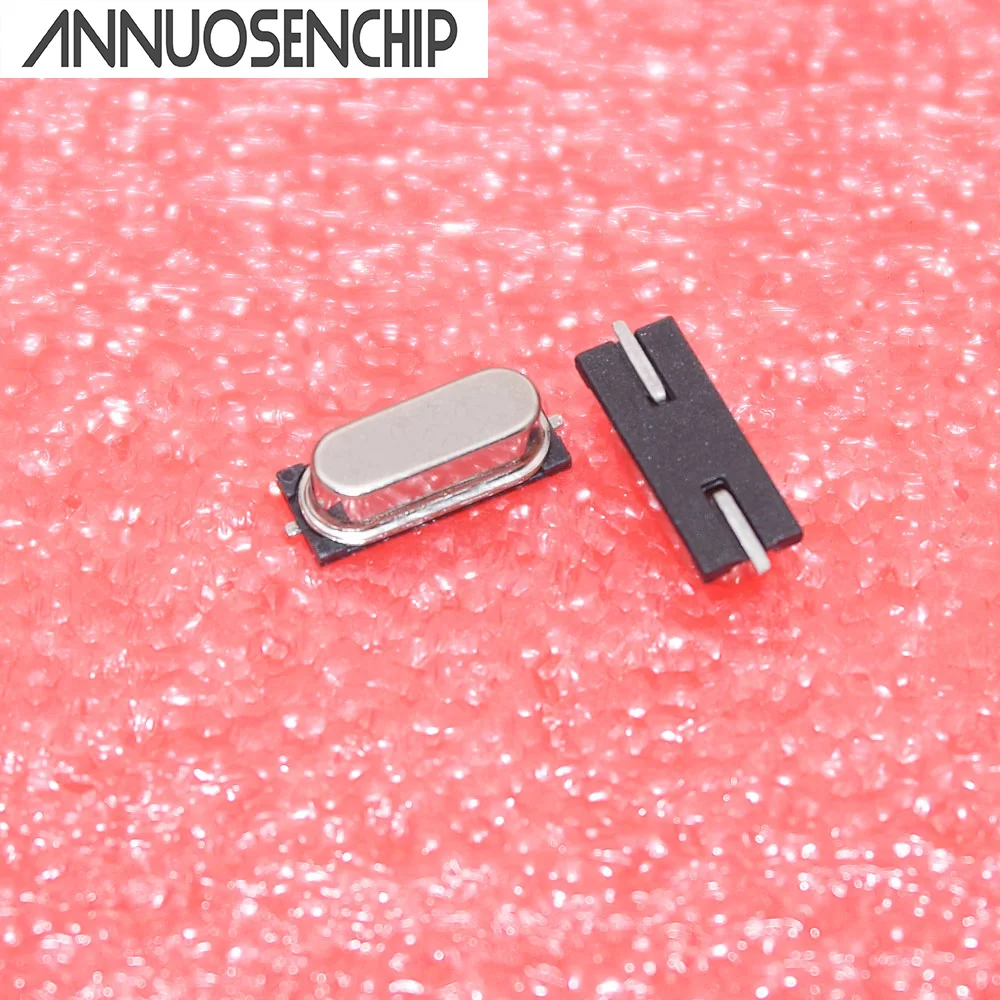 

100PCS 3.579545MHZ 4MHZ 4.096MHZ 6MHZ 7.3728MHZ 8MHZ 10MHZ 11.0592MHZ 12MHZ 13.560MHZ 16MHZ 20MHZ 16M Crystal Oscillator 49SMD