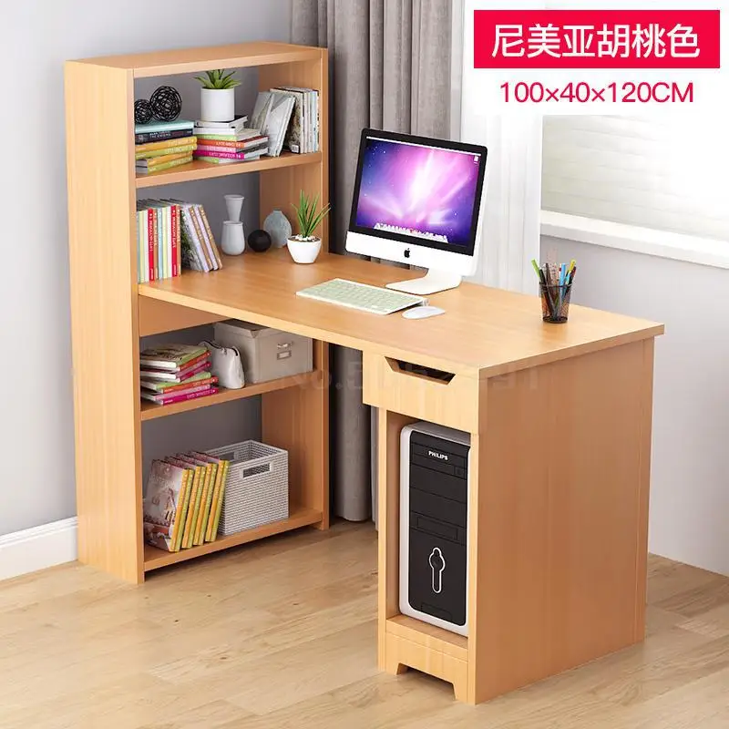 Same as picture 9 Computer Desk, Household Desktop, Bookcase, Desk Combination, Desk, Simple Bedroom, Modern Simple Desk For Students - Цвет: Same as picture 9