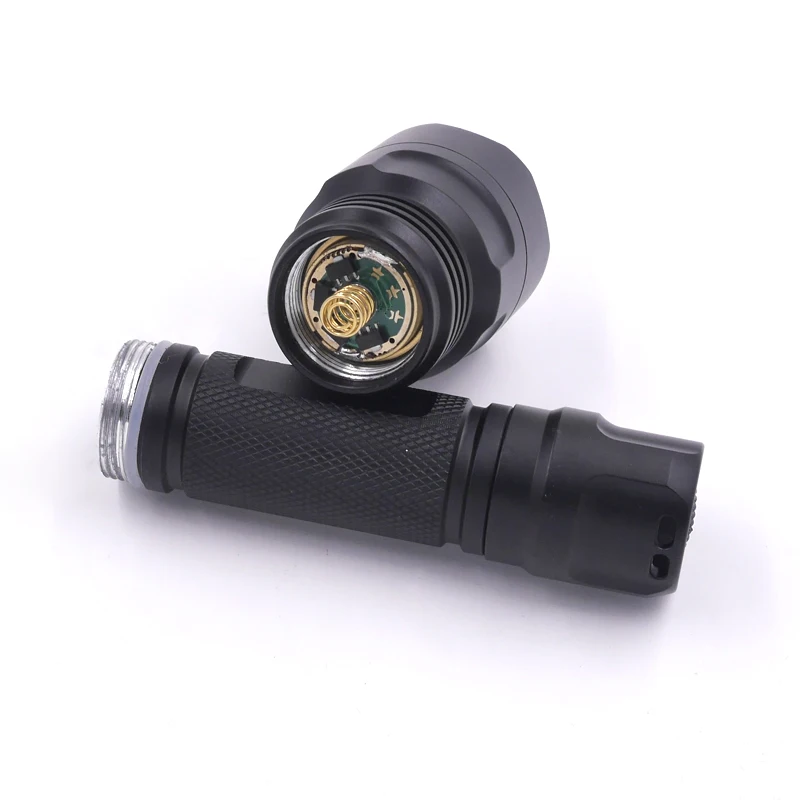 Светодиодный фонарь manta ray C8mini cree XP-L HI V3-1A 6500k для самозащиты, походный светильник для велосипеда