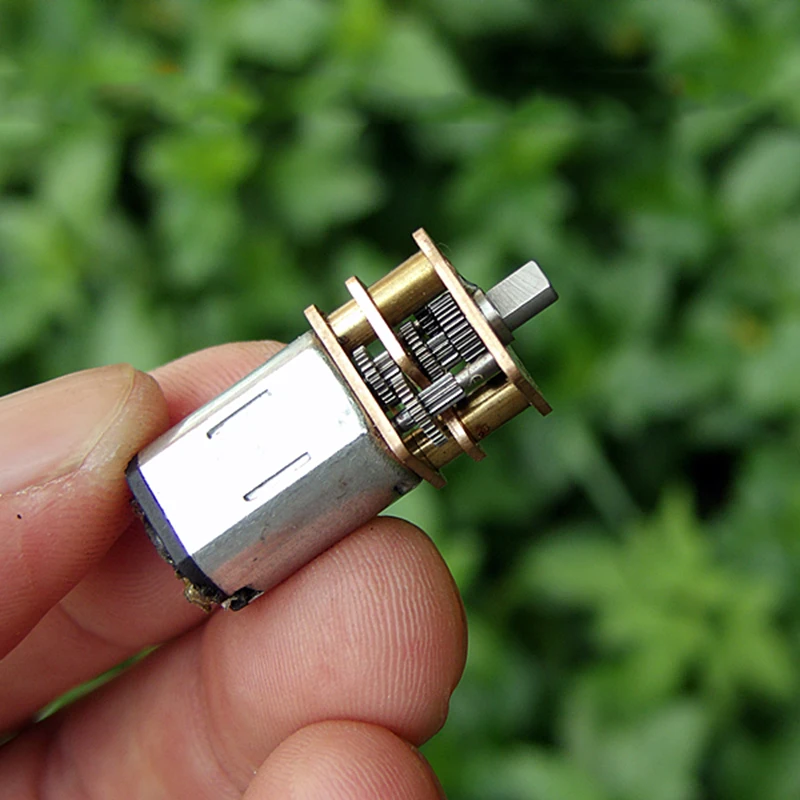 DC 3V 6V 68RPM медленная скорость мини N20 полностью металлическая коробка передач