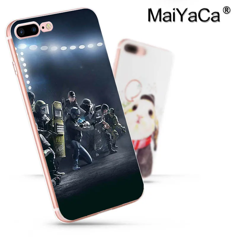 MaiYaCa Voltron Rainbow Six Siege YuGiOh прозрачный мягкий ТПУ чехол для телефона Apple iPhone 8 7 6 6S Plus X 5
