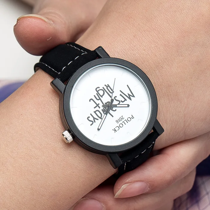 Часы наручные newBrand с кожаным ремешком для мужчин и женщин брендовые Спортивные