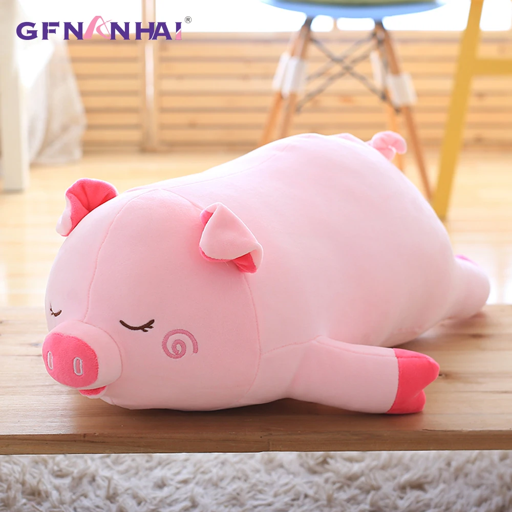 1 шт. 40 см новые стили милая Лежащая свинья плюшевая игрушка kawaii мягкая хлопковая