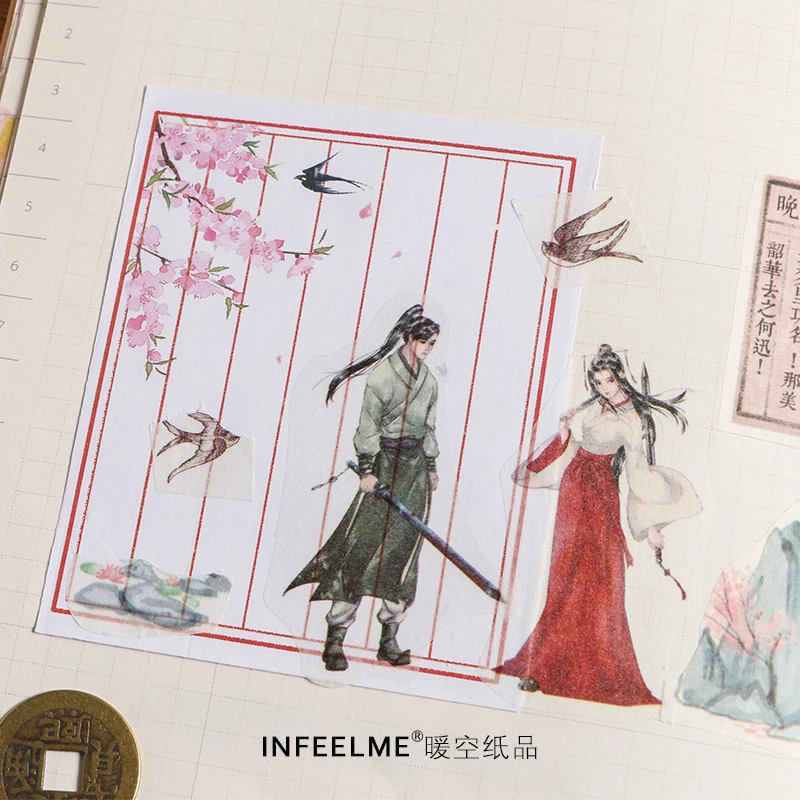1 шт. Infeel. me древние люди винтажные наклейки украшения DIY Ablum дневник в стиле