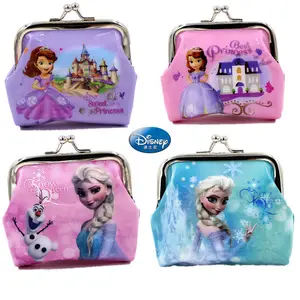 Кошелек для мелочи с металлической пряжкой, мультяшная принцесса Микки, подарок для детей, ракушка из мультфильма Холодное сердце