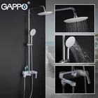 GAPPO смеситель для душа, ванная комната, белый хром, набор для душа, ванна, смеситель, ванная душевая система, G2402-8
