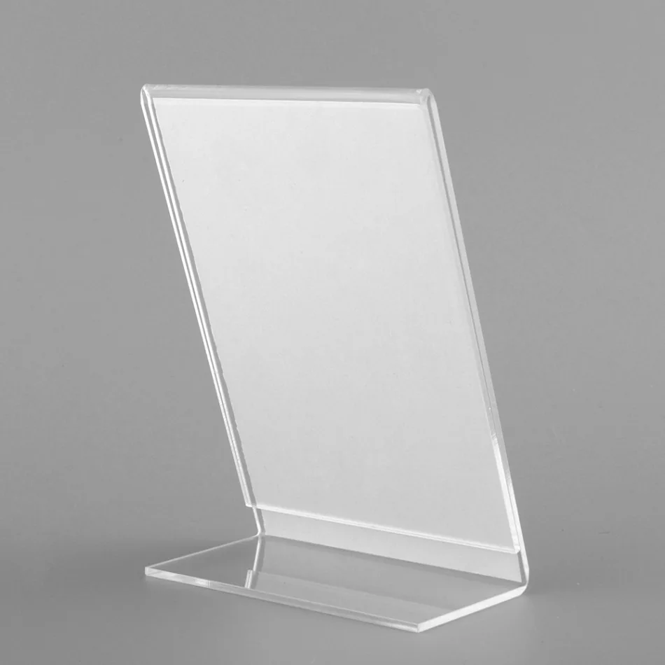 Акриловый держатель стойки дисплея для ногтей постер меню Perspex листовки дисплей
