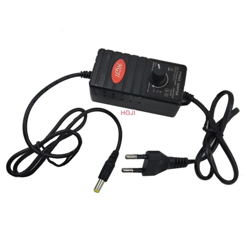 Регулируемый адаптер питания 2V-24V1A 1.8v2.2v 3.8v5v 6v 7v 8v 13v 16 17v18v 20v 22v 24v Регулируемый адаптер для вентилятора регулятора скорости