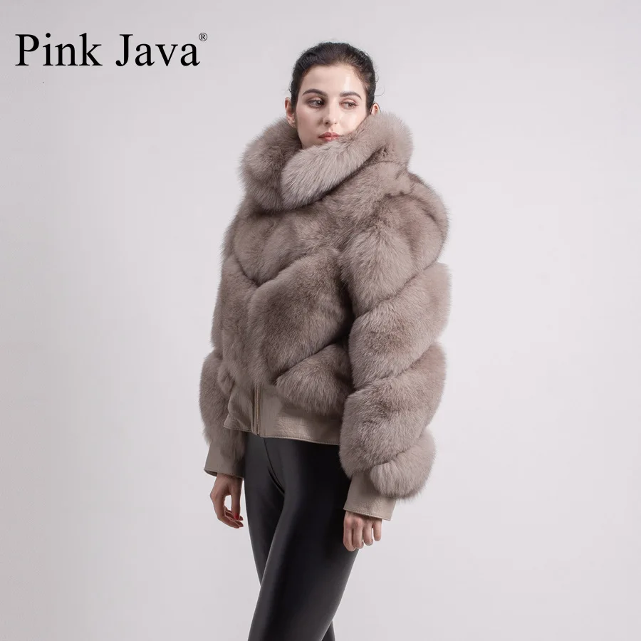 Розовый JAVA QC1815 Бесплатная доставка 2018 Новое поступление женские зимние толстые