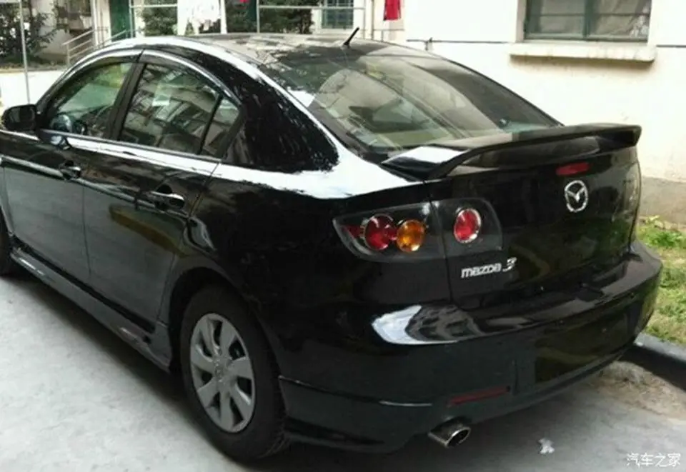 Использование для mazda 3 спойлер 2006-2013 mazda 3 спойлер Высокое качество ABS Материал Автомобиля Заднее Крыло праймер цвет для mazda 3 2006-2013