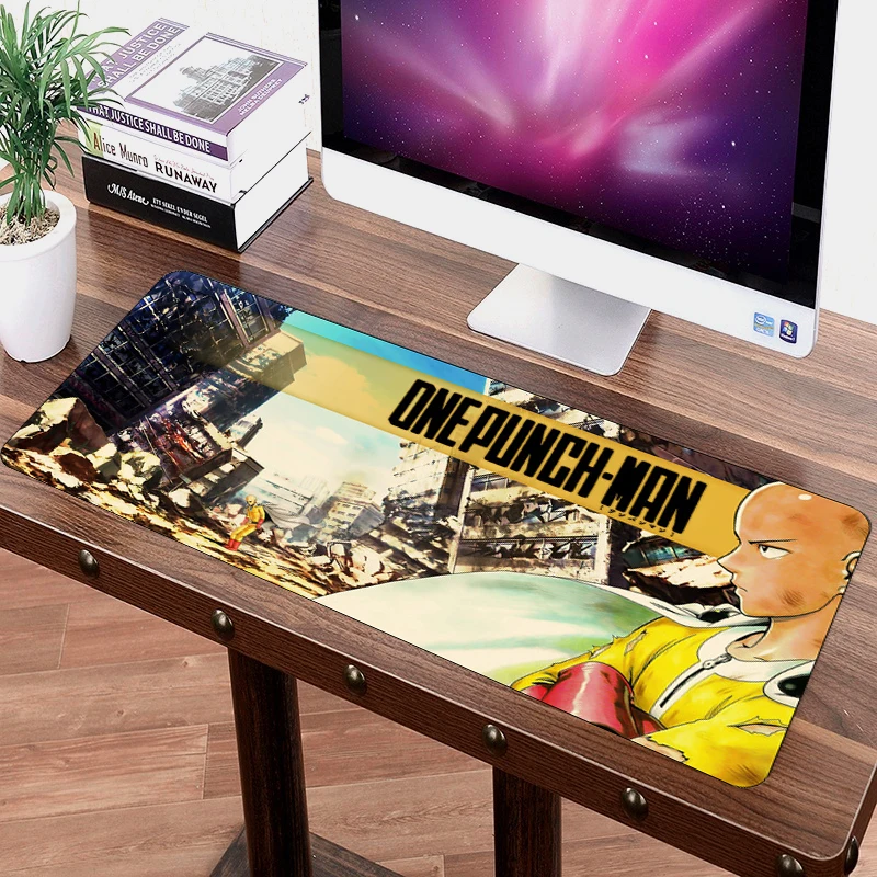 70x30 см большой игровой коврик для мыши с японским Аниме ONE PUNCH MAN XL геймеров