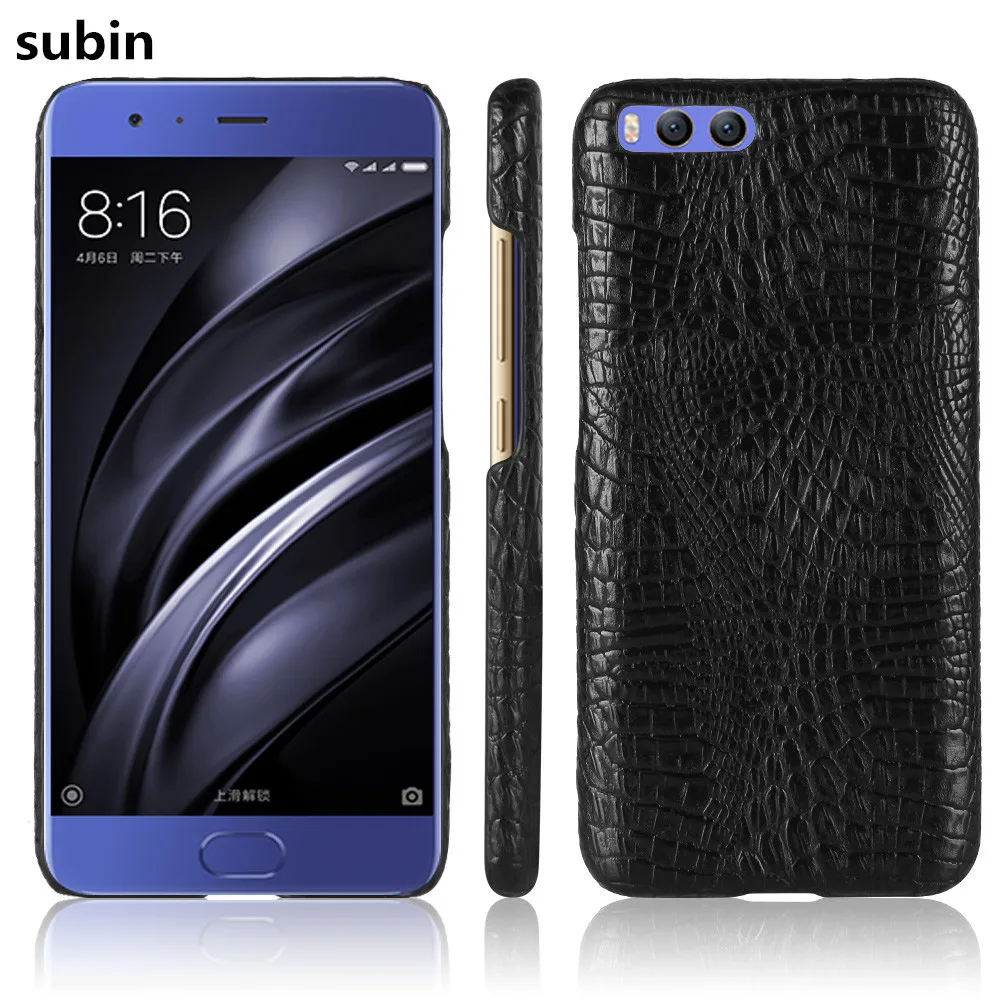 

New arrival Xiaomi Mi 6 Case 5.15inch Retro Luxury Crocodile Skin Cover For Xiaomi Mi6 Mi 6 Phone Bag Case
